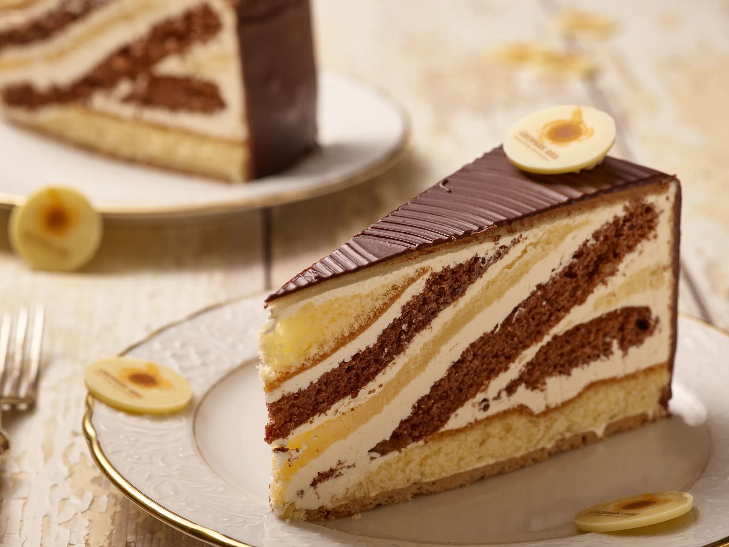Ein Stück Rieskratertorte, unsere Hausspezialität